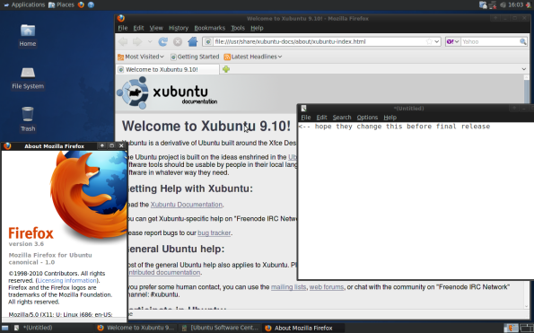 Firefox 3.6 in action